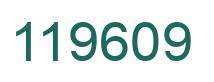 Number 119609 green image