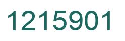 Number 1215901 green image
