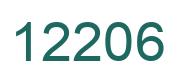 Número 12206 imagen verde