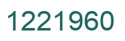 Número 1221960 imagen verde