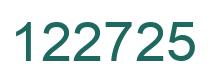 Número 122725 imagen verde