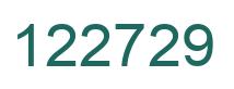 Número 122729 imagen verde