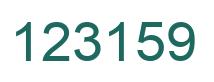 Número 123159 imagen verde