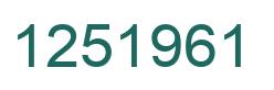 Número 1251961 imagen verde