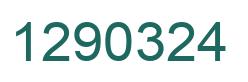 Número 1290324 imagen verde