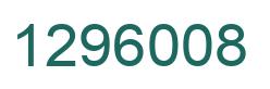 Number 1296008 green image