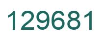 Número 129681 imagen verde