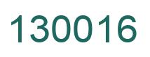 Número 130016 imagen verde