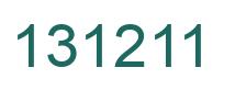 Number 131211 green image