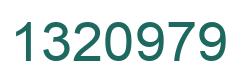 Número 1320979 imagen verde