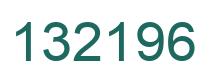 Number 132196 green image