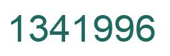 Número 1341996 imagen verde