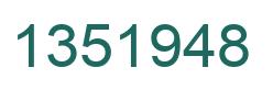 Número 1351948 imagen verde