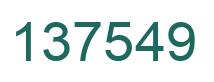Número 137549 imagen verde