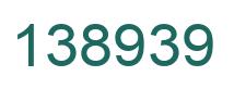 Number 138939 green image
