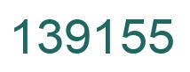 Number 139155 green image