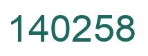 Número 140258 imagen verde