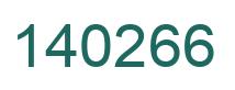 Número 140266 imagen verde