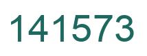 Number 141573 green image