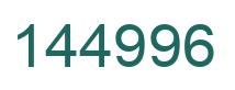 Number 144996 green image