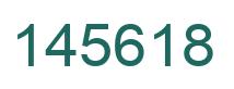 Número 145618 imagen verde