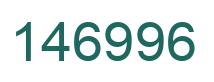 Number 146996 green image