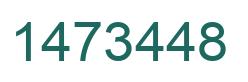 Number 1473448 green image