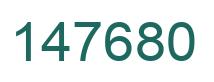 Número 147680 imagen verde