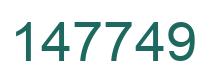 Número 147749 imagen verde
