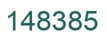Número 148385 imagen verde