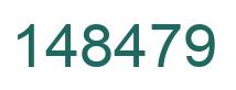 Number 148479 green image