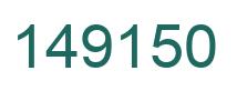 Número 149150 imagen verde