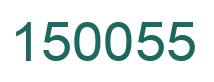 Number 150055 green image