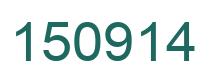 Número 150914 imagen verde