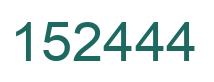 Número 152444 imagen verde