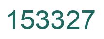 Número 153327 imagen verde