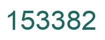 Number 153382 green image