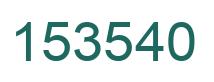 Número 153540 imagen verde