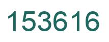 Número 153616 imagen verde