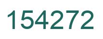 Number 154272 green image
