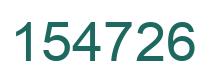 Number 154726 green image