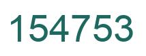 Number 154753 green image