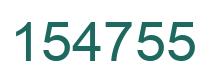 Number 154755 green image