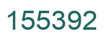 Number 155392 green image