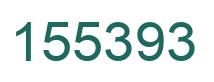 Number 155393 green image