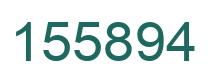 Number 155894 green image
