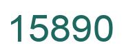 Número 15890 imagen verde
