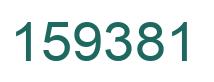Número 159381 imagen verde