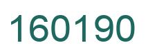 Número 160190 imagen verde