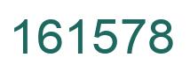 Number 161578 green image